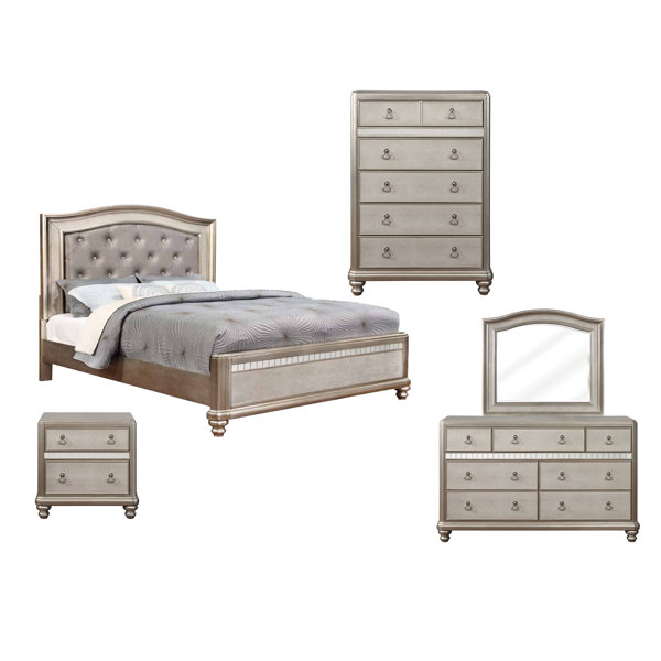 Willa Arlo Interiors Sabin 5 Piece Bedroom Set Wayfair